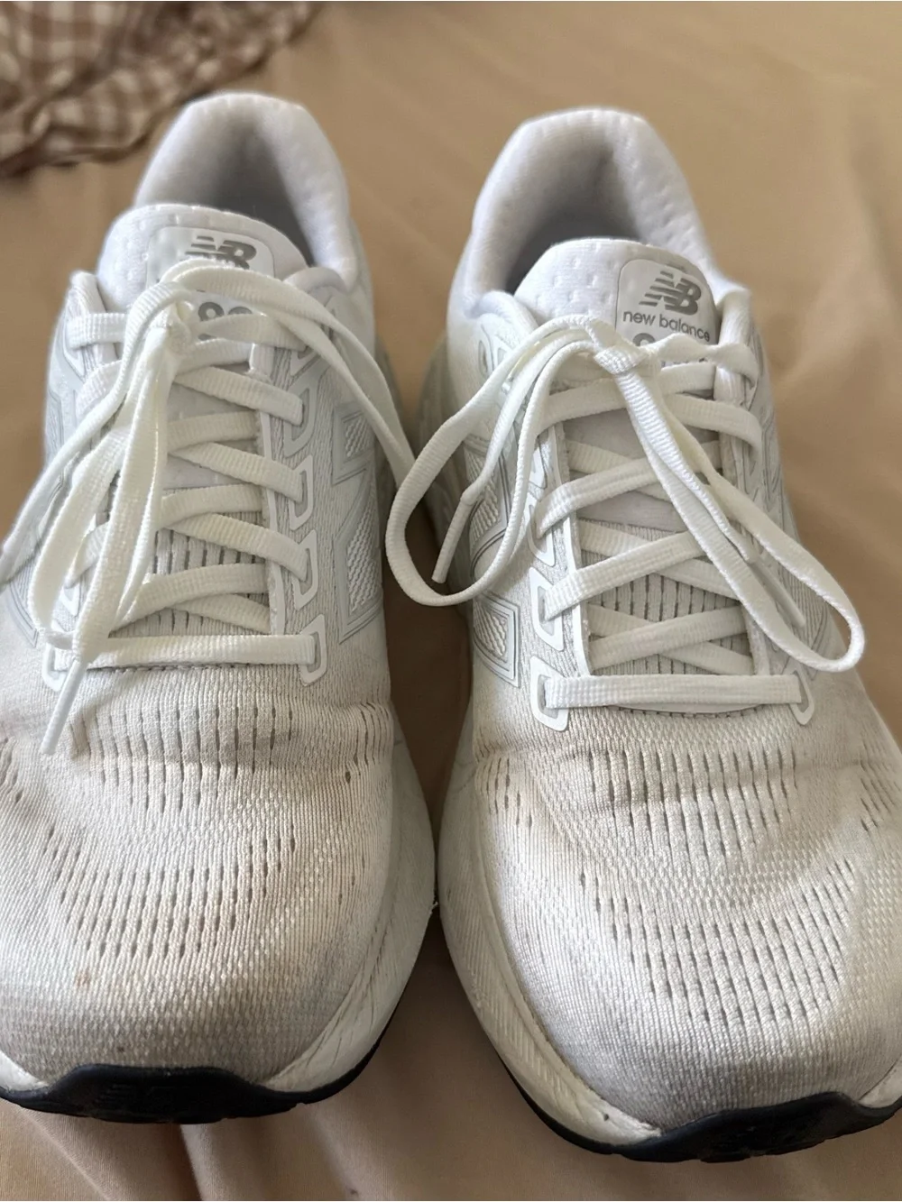 New Balance Women's White Athletic Running Sneakers
